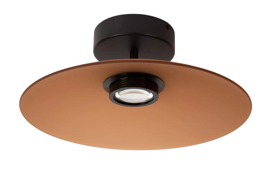 Lucide Premium MENGA - Plafonnier - Ø 40 cm - LED Dim. - 1x11W 2700K - Ambre - éteint